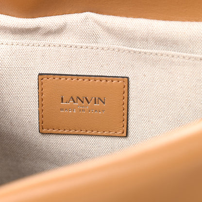 Lanvin Lambskin Sugar Flap Shoulder Bag Sand 6 of 9