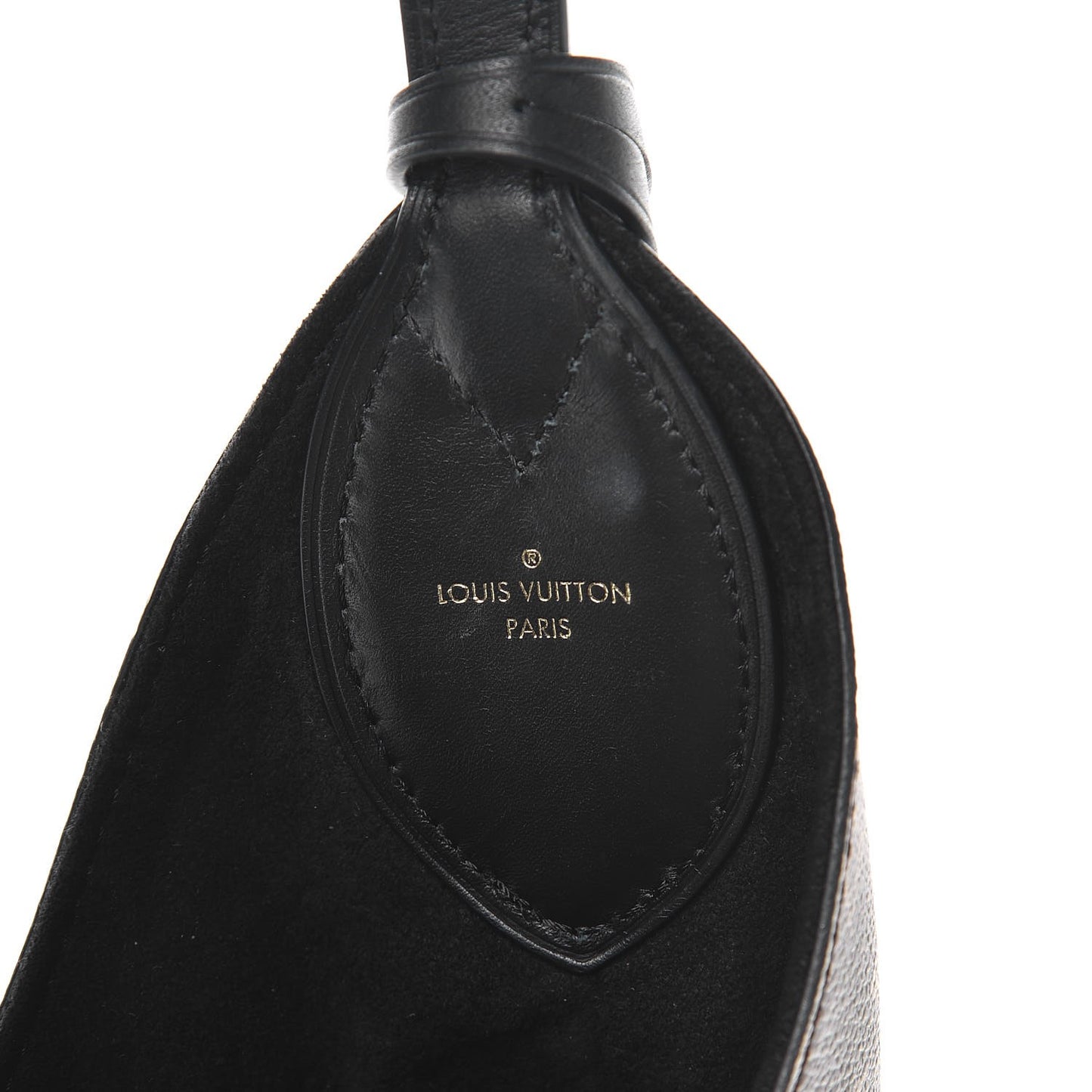Monogram Flower Hobo Black