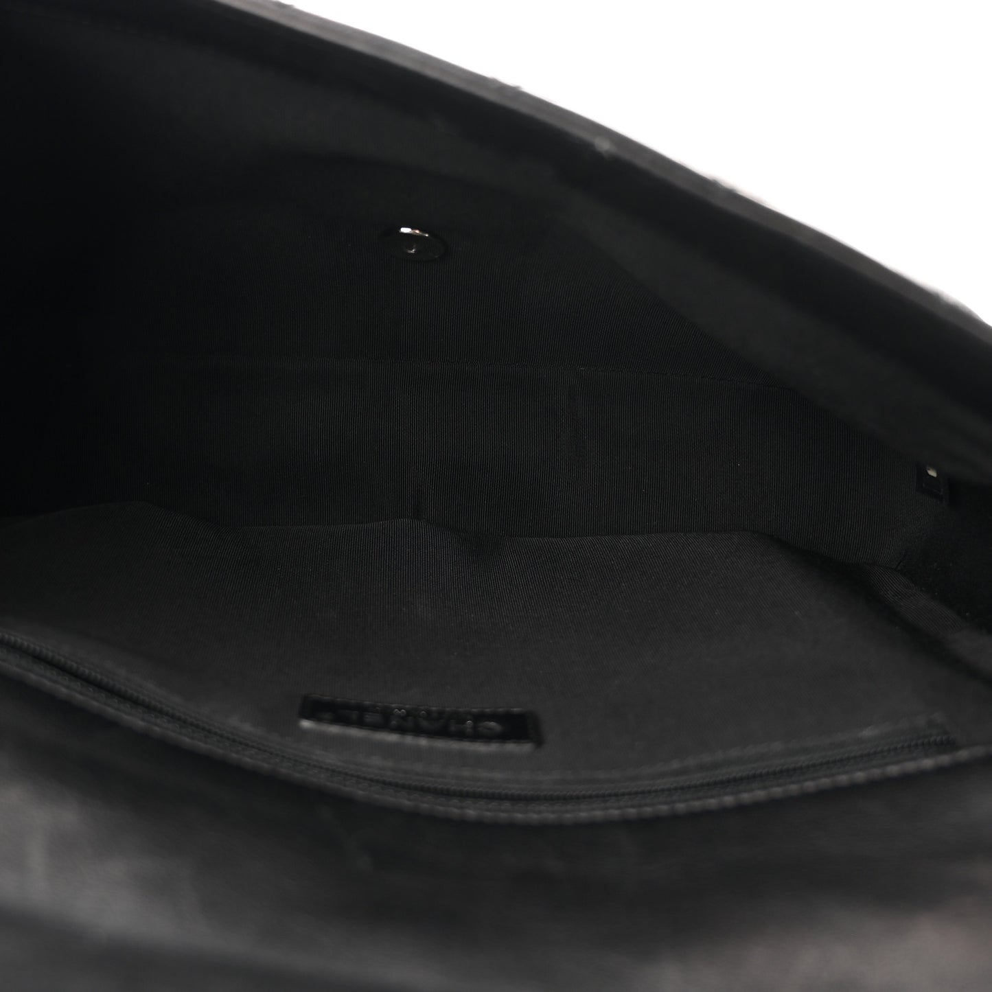 Lambskin Quilted Jumbo Cuba Color Flap Black