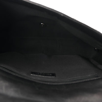 Chanel Lambskin Quilted Jumbo Cuba Color Flap Black 5 of 13