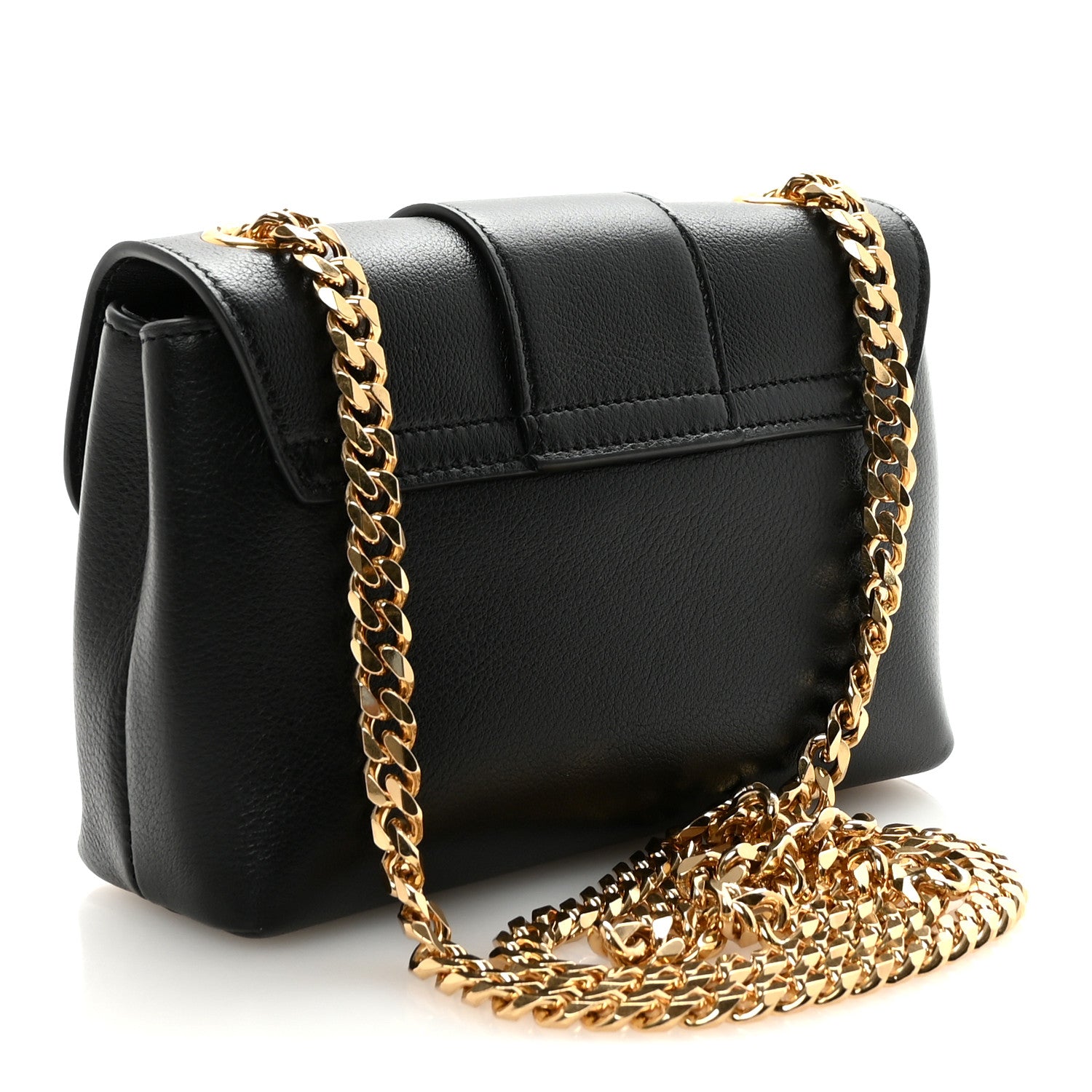 Celine Supple Calfskin Mini Victoire Bag Black 3 of 9