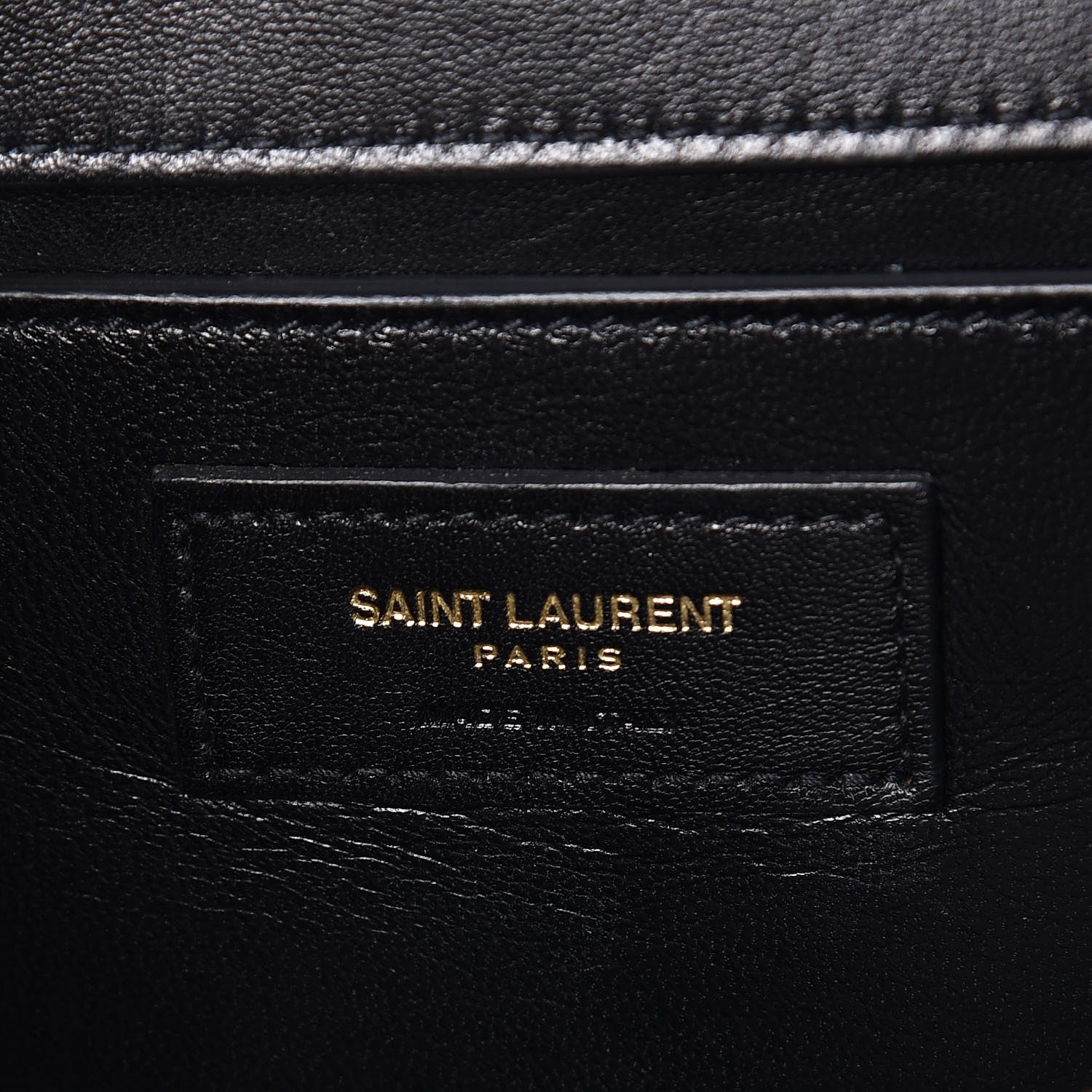 Saint Laurent Suede Crystal Medium Classic Monogram Kate Satchel Nero Black 7 of 7