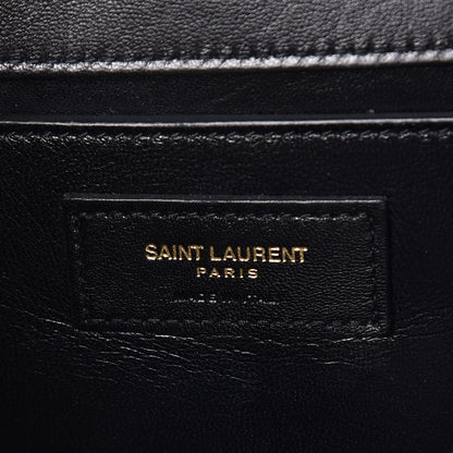Saint Laurent Suede Crystal Medium Classic Monogram Kate Satchel Nero Black 7 of 7
