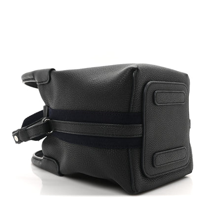 Loro Piana Grained Calfskin Micro Bale Bag Navy Blue 4 of 9