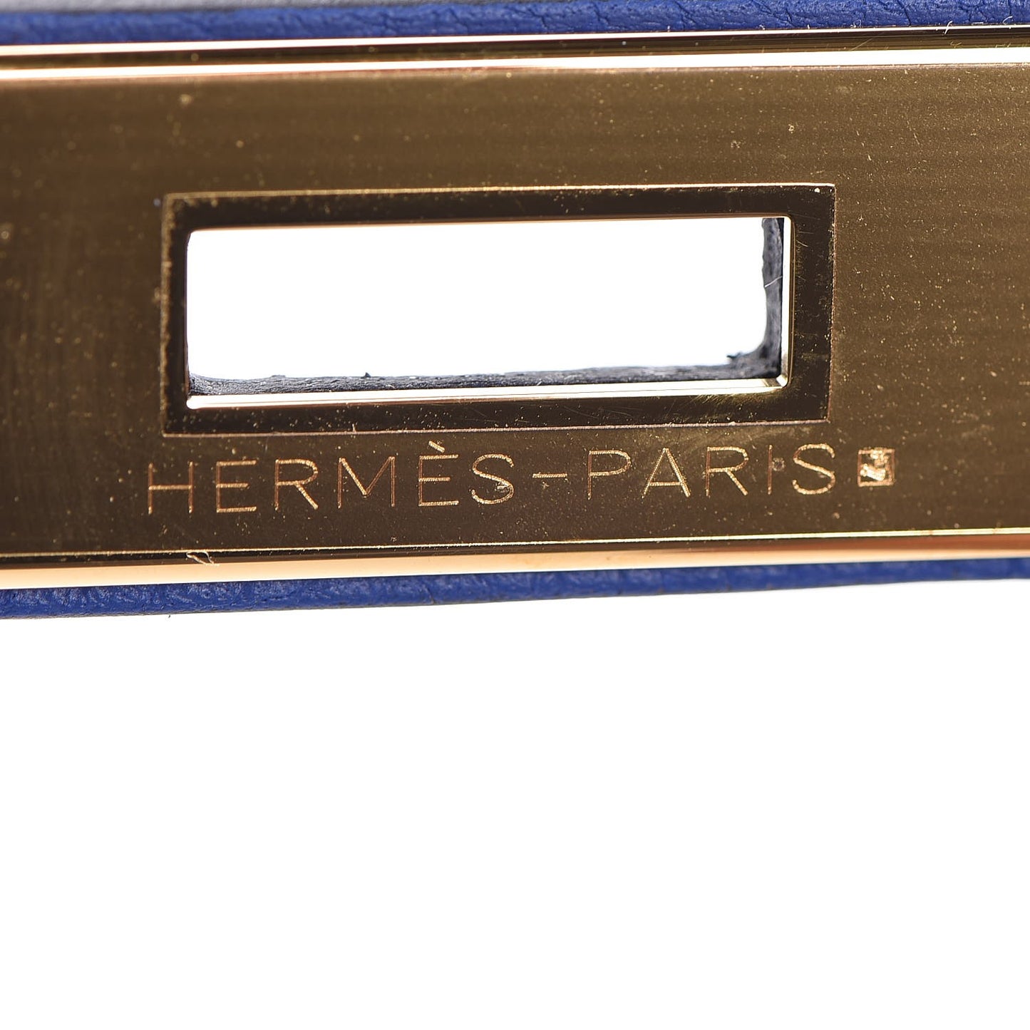 Togo Birkin 35 Bleu Electrique
