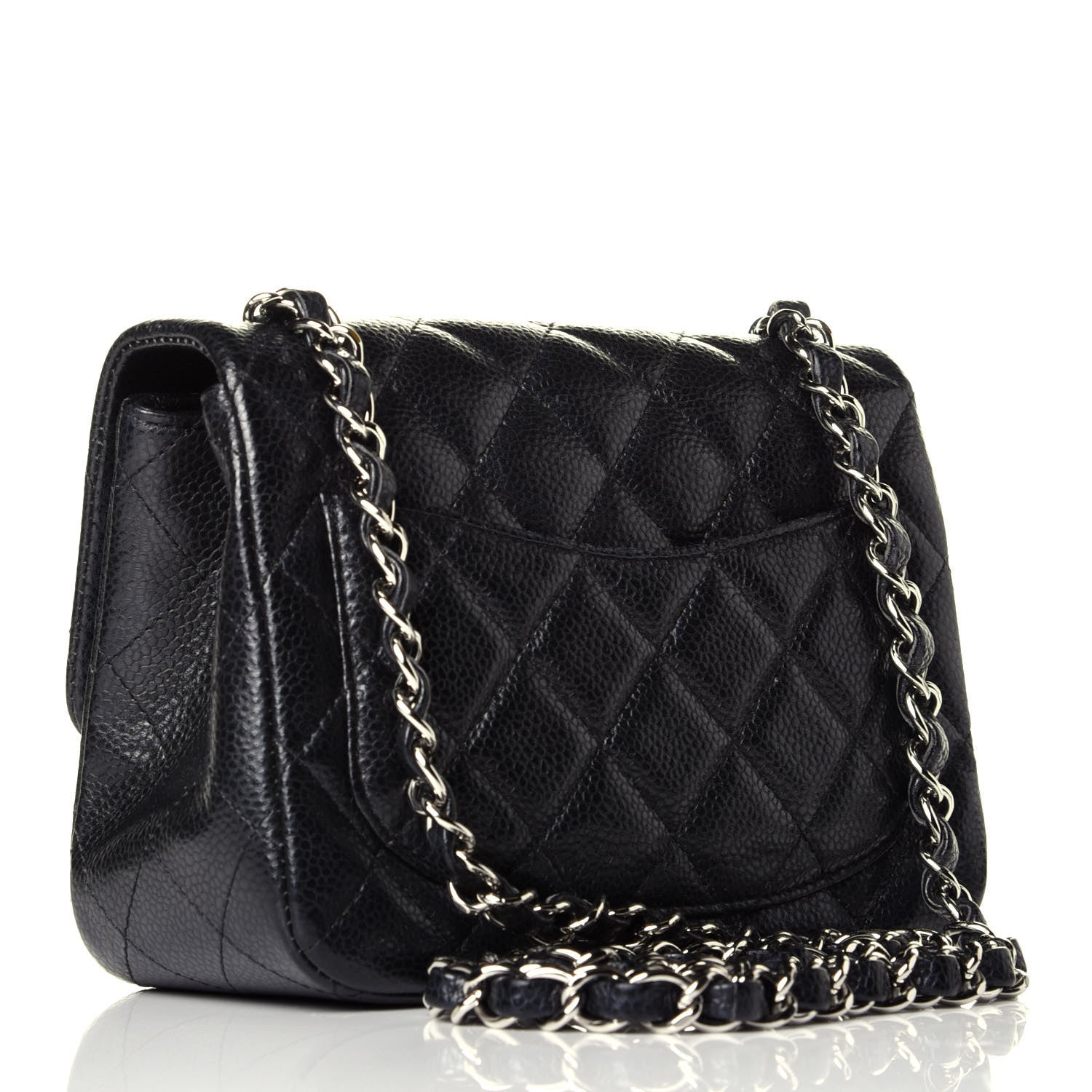 Chanel Caviar Quilted Mini Square Flap Black 3 of 9