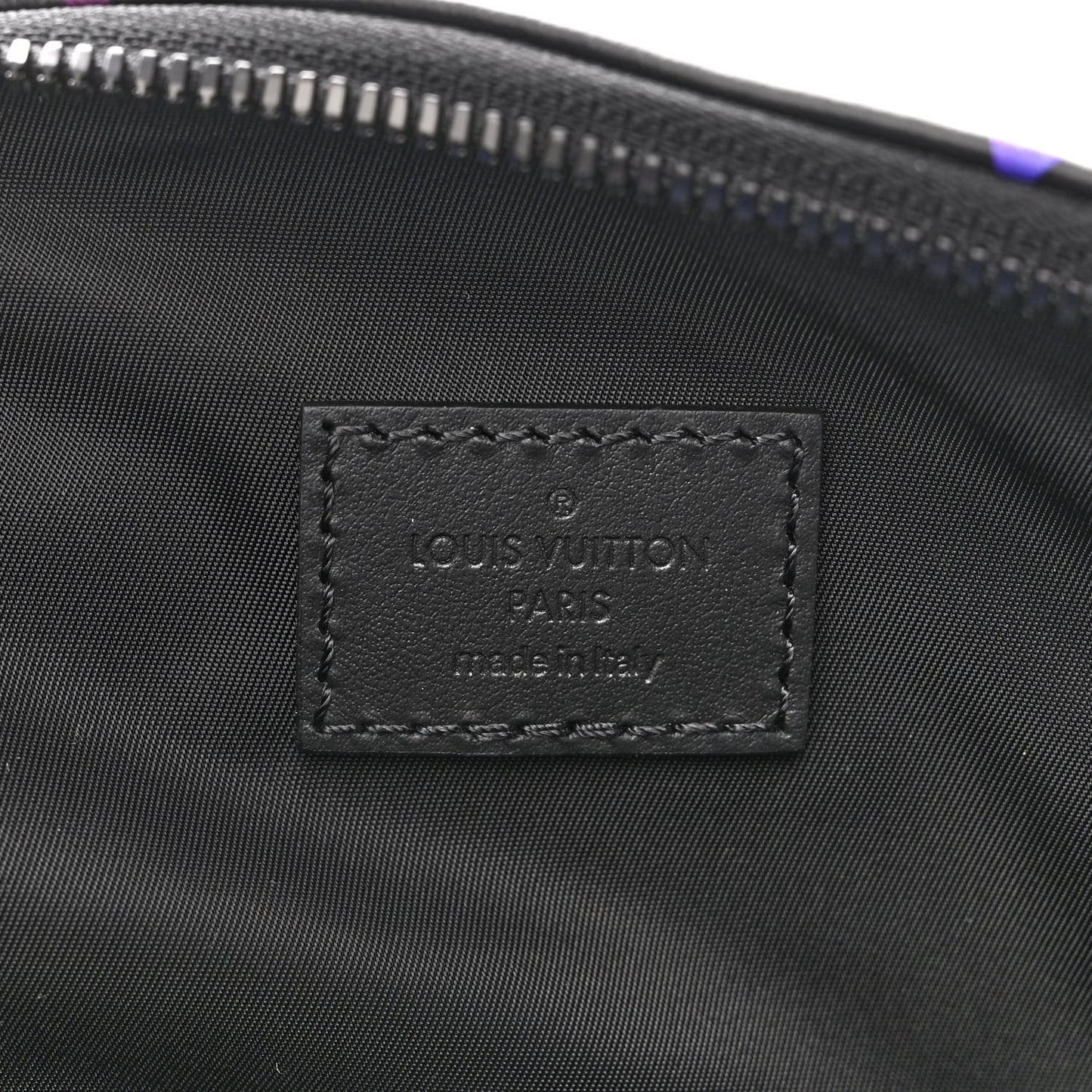 Calfskin Monogram Spotlight Comet Bumbag Black Borealis