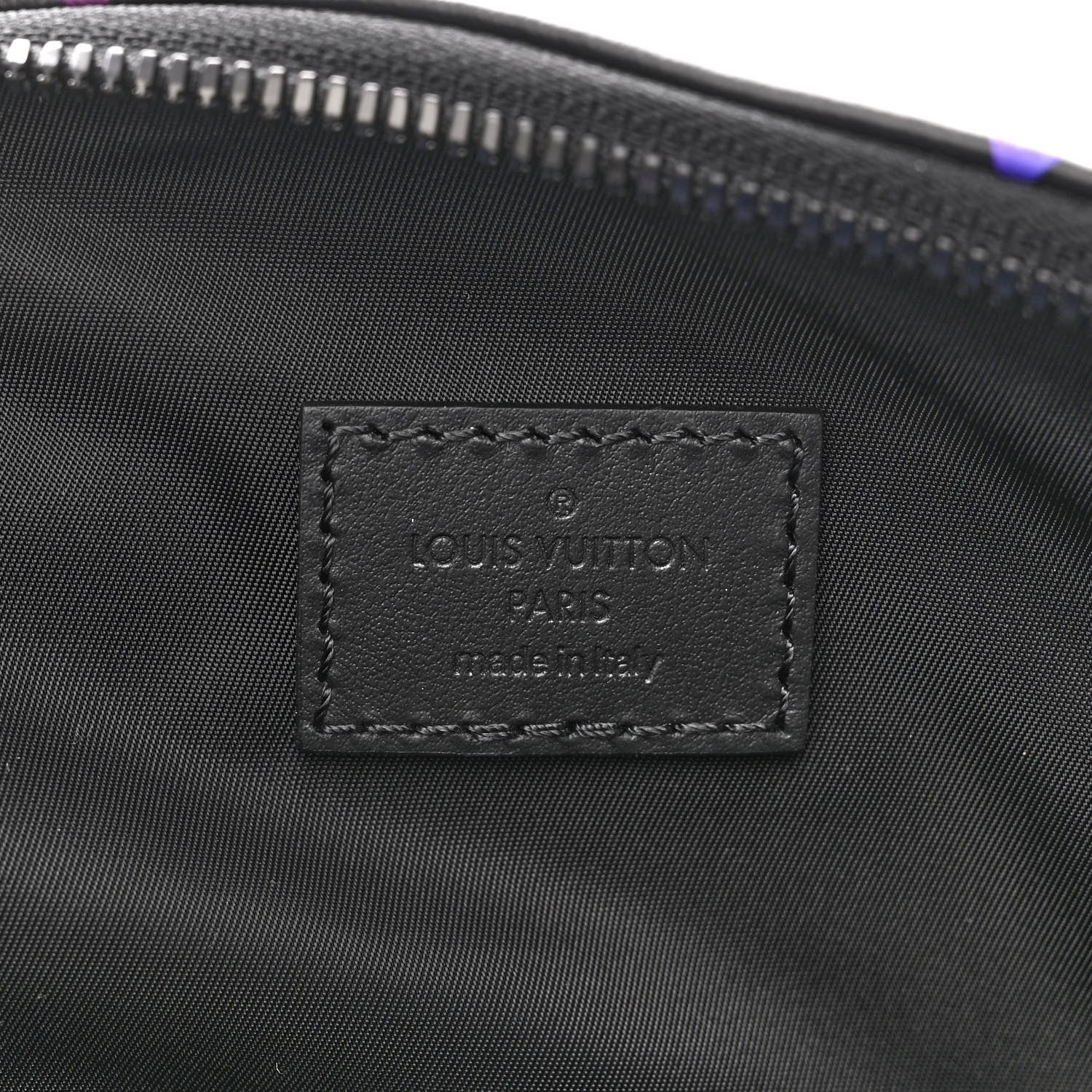 Louis Vuitton Calfskin Monogram Spotlight Comet Bumbag Black Borealis 6 of 10