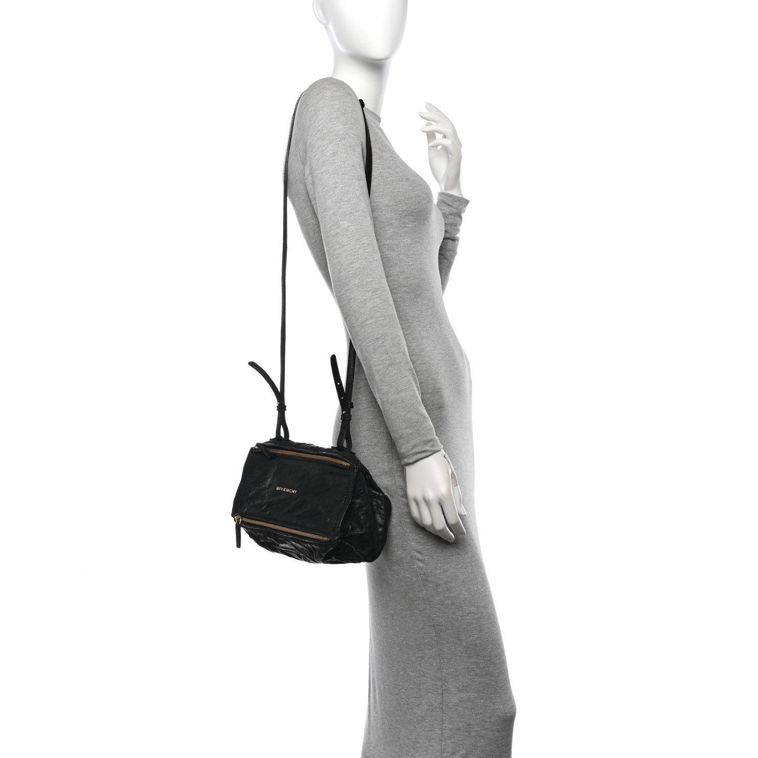 Givenchy Tumbled Sheepskin Mini Pandora Black 2 of 13