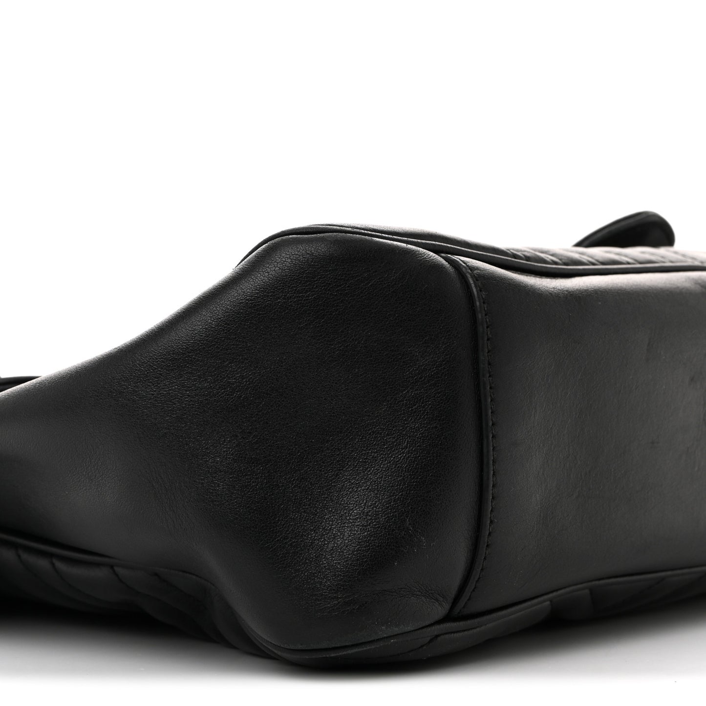 Calfskin Matelasse Large GG Marmont Shoulder Bag Black