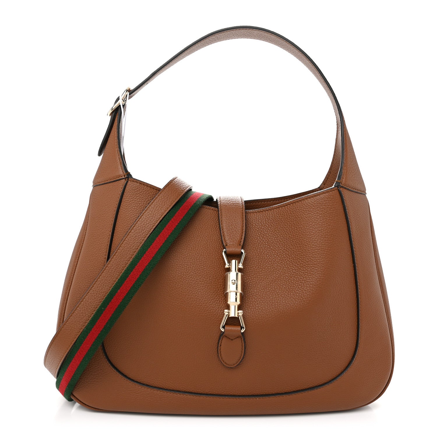 Gucci Grand Prix Calfskin Large Jackie 1961 Hobo Cuir 1 of 10