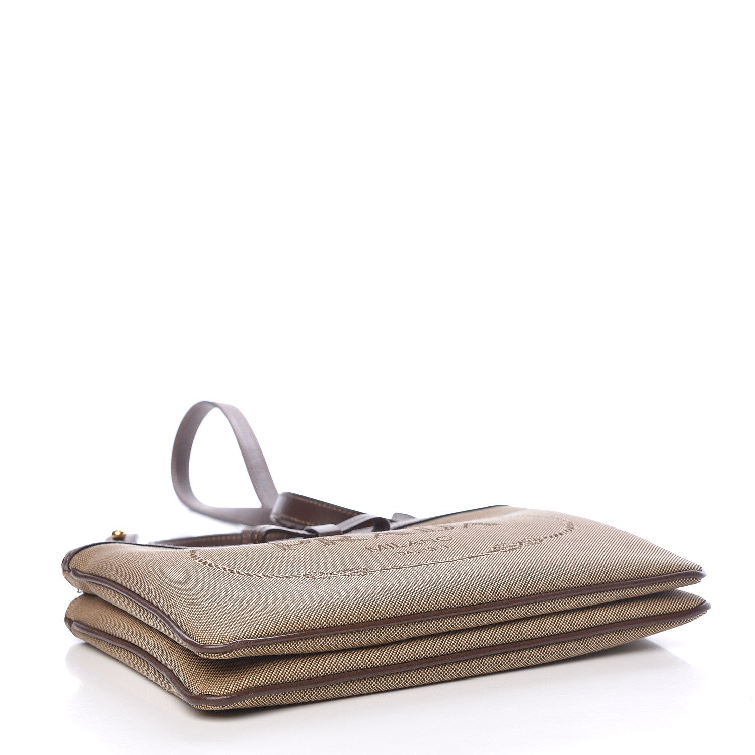 Prada Jacquard Logo Crossbody Corda Bruciato 4 of 11