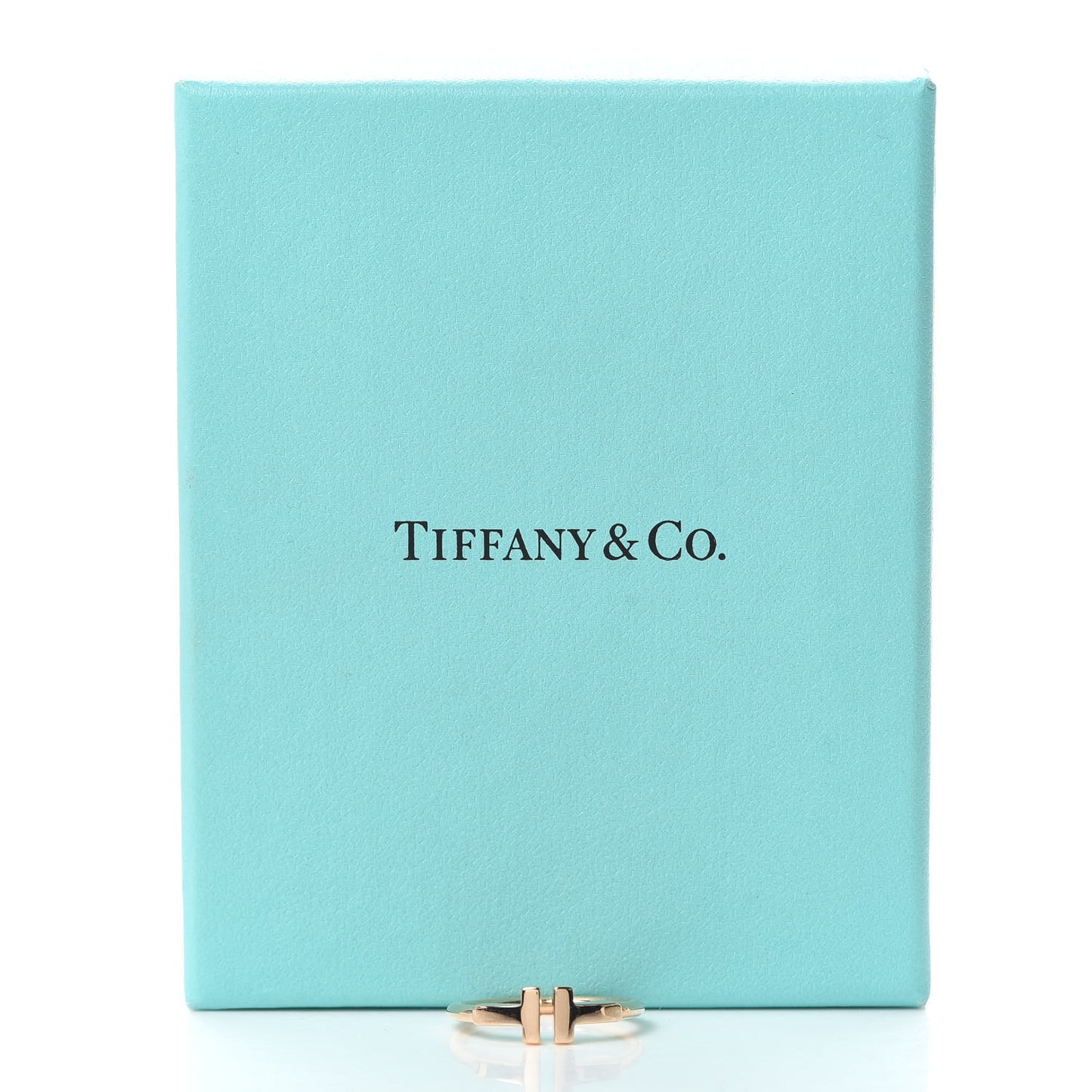 18K Rose Gold T Wire Ring 51 5.75