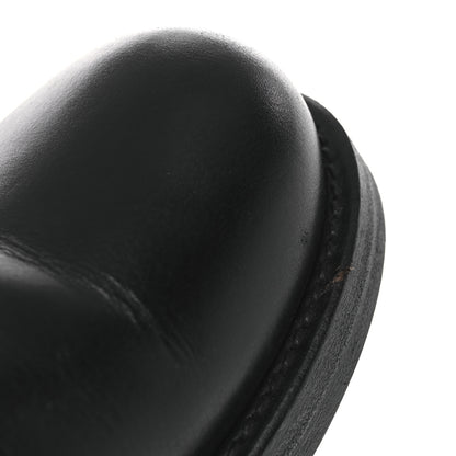 Louis Vuitton Calfskin Monogram Metropolis Flat Ranger Boots 37.5 Black 11 of 13