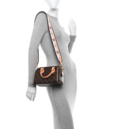 Louis Vuitton Monogram Speedy Bandouliere 20 Black 2 of 11