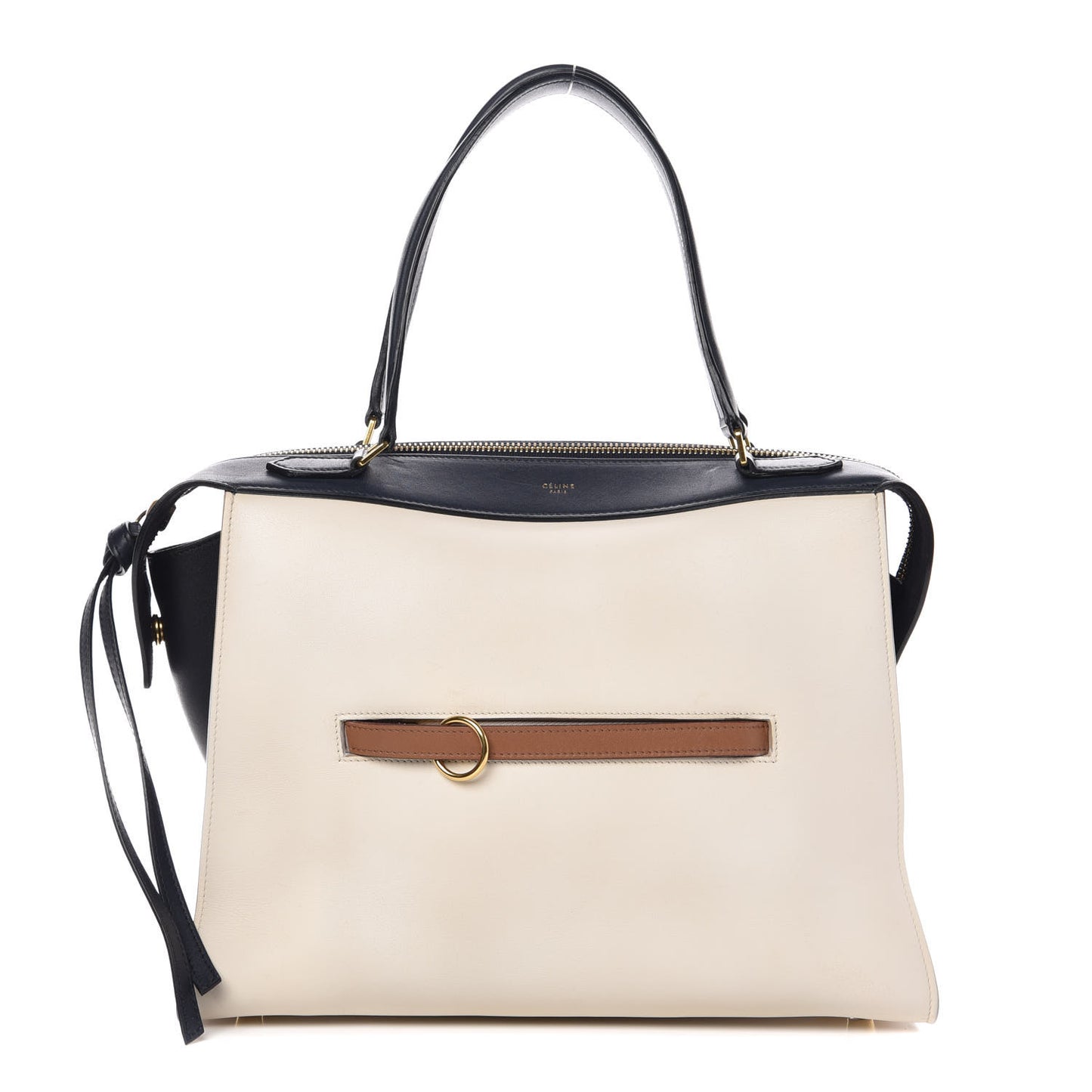 Smooth Calfskin Small Ring Bag Chalk