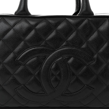 Chanel Caviar Quilted Boston Black 8 of 12