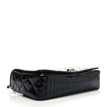 Chanel Patent Quilted Medium Coco Boy Flap Black 4 of 10