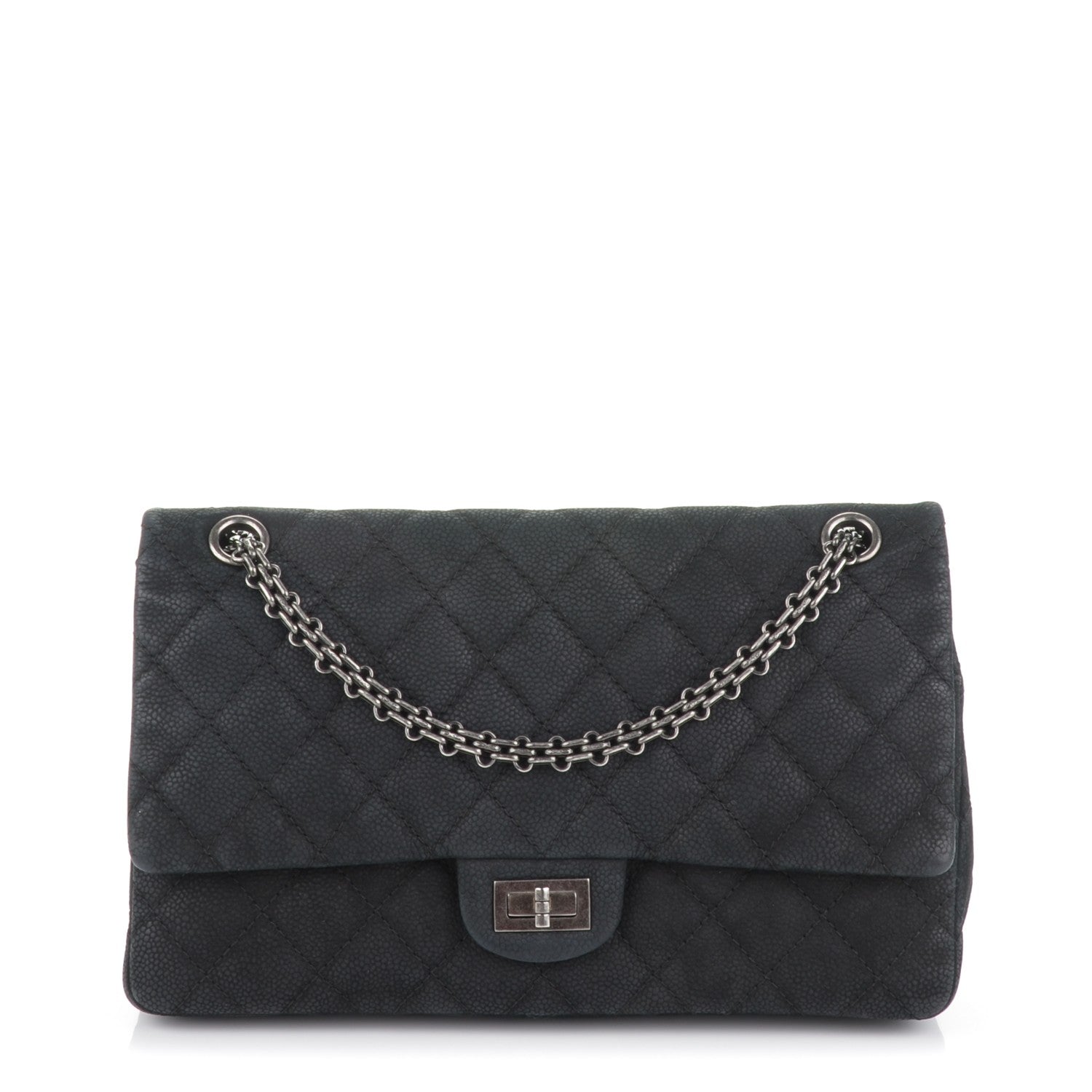 Chanel Iridescent Caviar Quilted 2.55 Reissue 226 Flap Black 1 of 7
