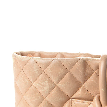 Chanel Calfskin Quilted Large Cambon Tote Beige 11 of 28