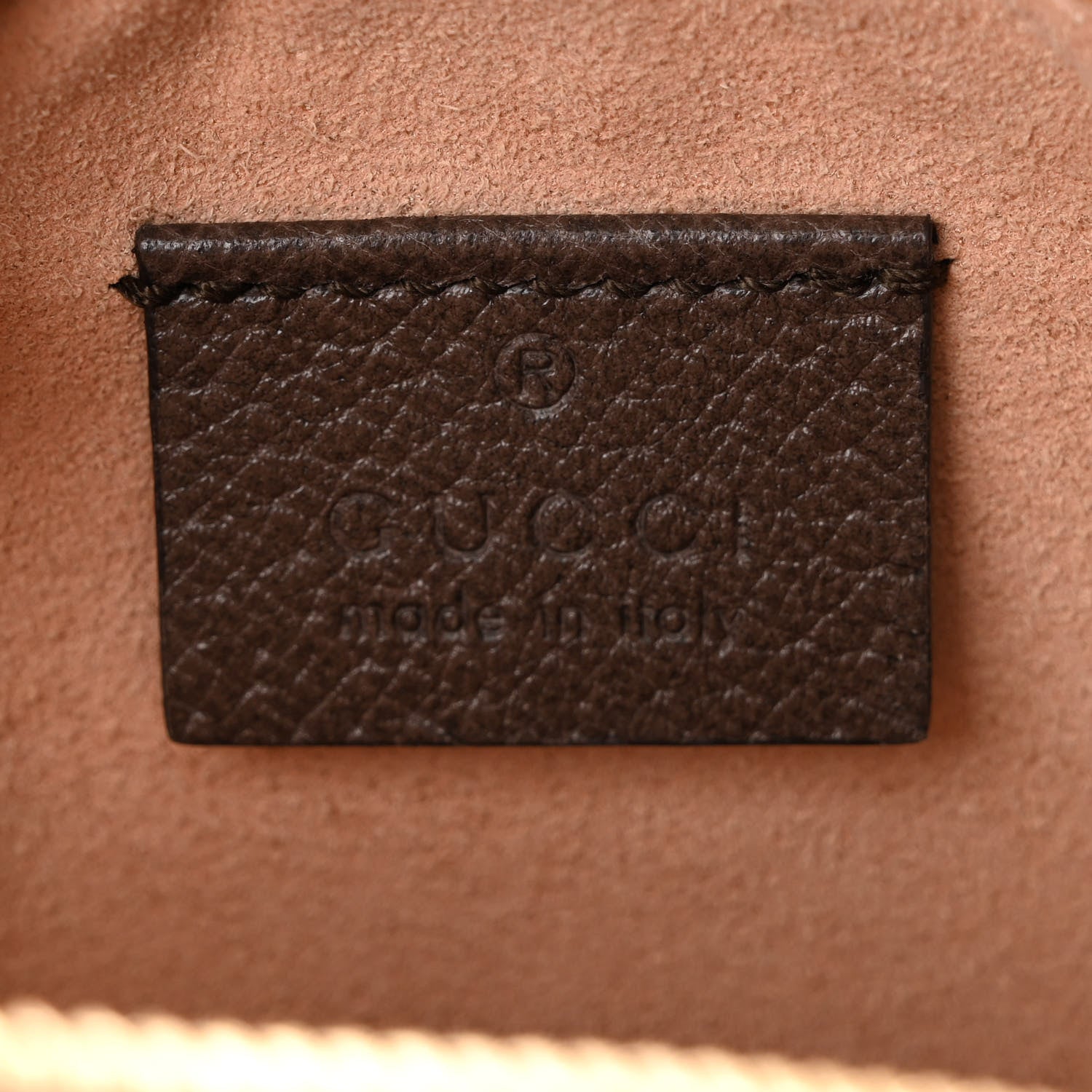 Gucci GG Supreme Monogram Web Mini Ophidia Round Shoulder Bag Brown 6 of 11