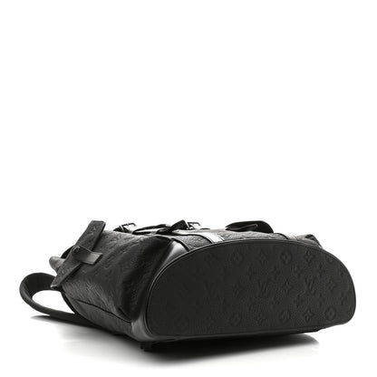 Louis Vuitton Taurillon Monogram Christopher MM Backpack Black 3 of 9