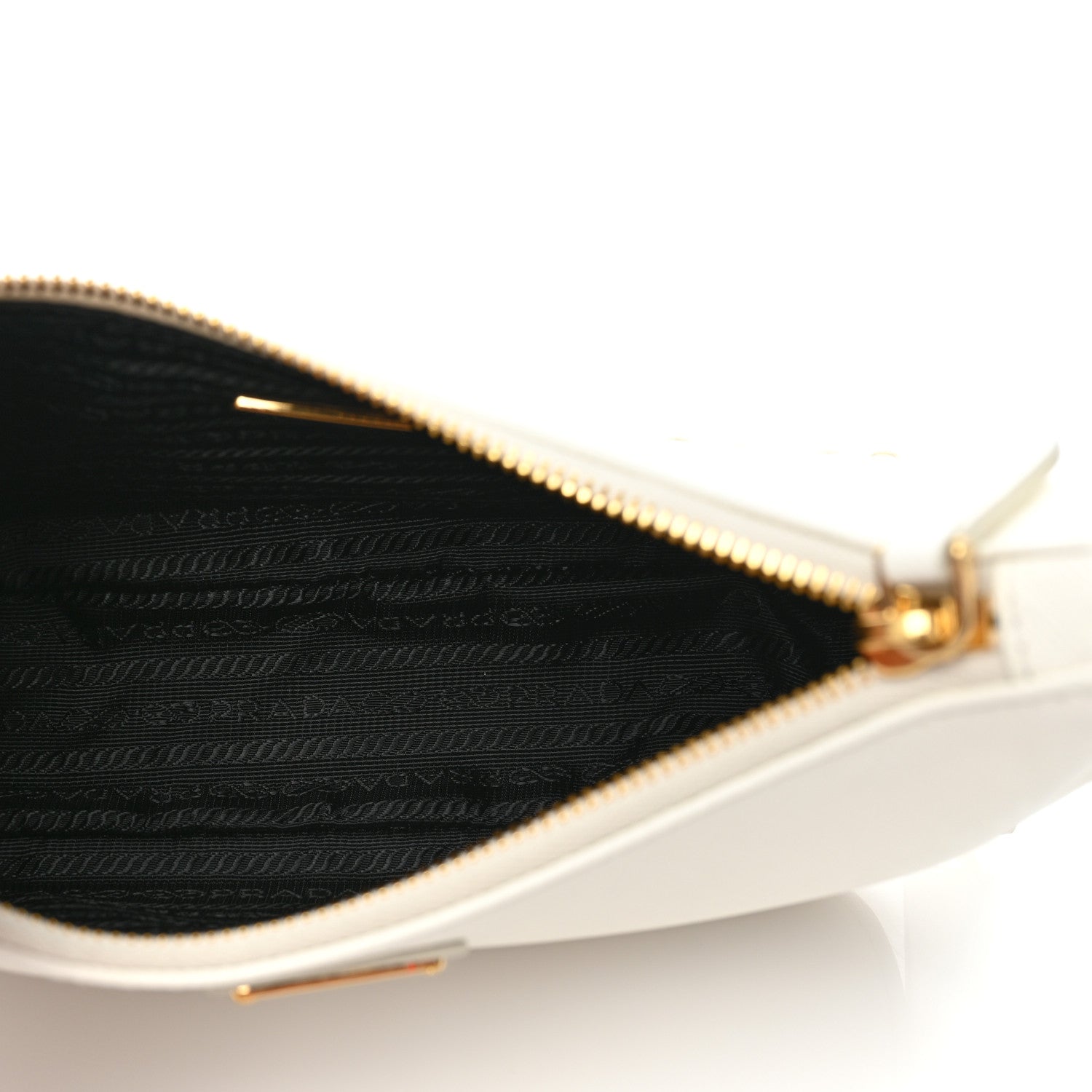 Prada Saffiano Re-Edition 2005 Shoulder Bag White 5 of 10