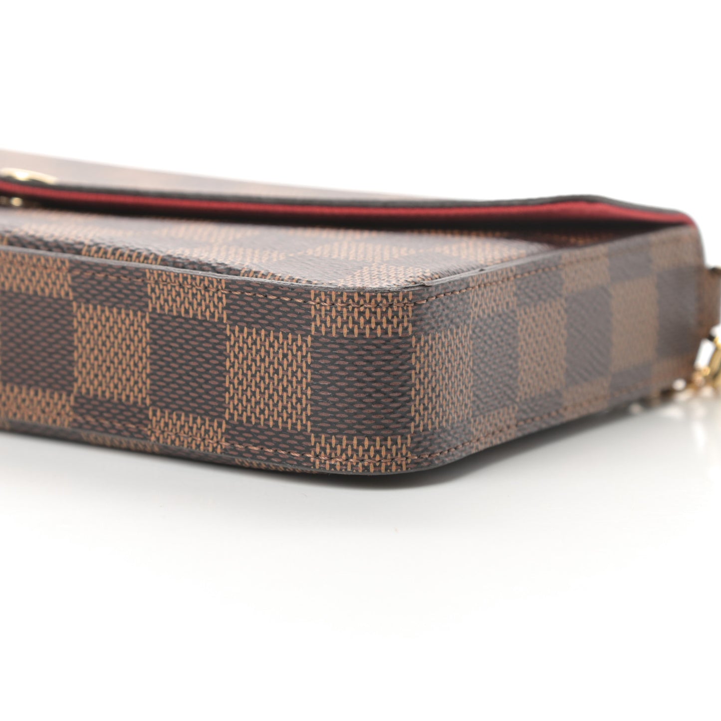 Damier Ebene Pochette Felicie Chain Wallet