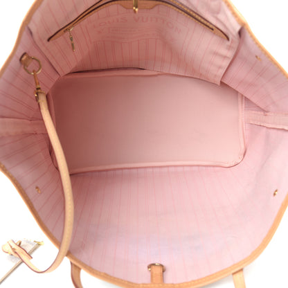 Louis Vuitton Damier Azur Neo Neverfull MM Rose Ballerine 6 of 10