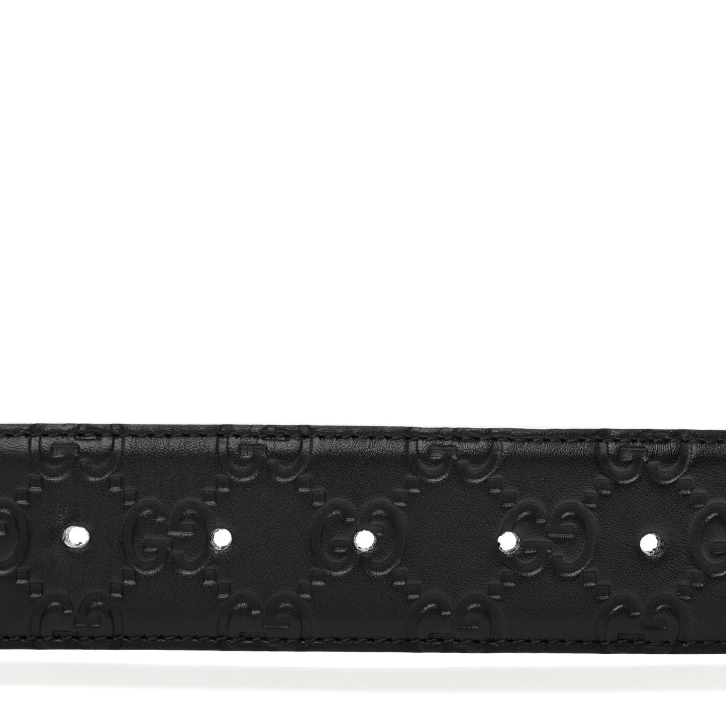 Guccissima Signature Interlocking G 40mm Belt 90 36 Black