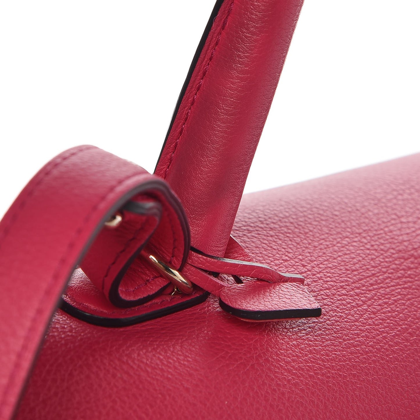 Grained Calfskin GM Brillant Satchel Fuchsia