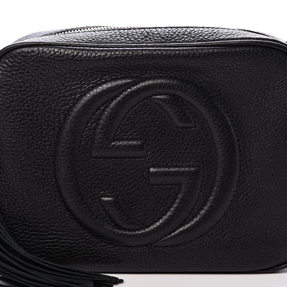 Gucci Pebbled Calfskin Small Soho Disco Bag Black 7 of 10