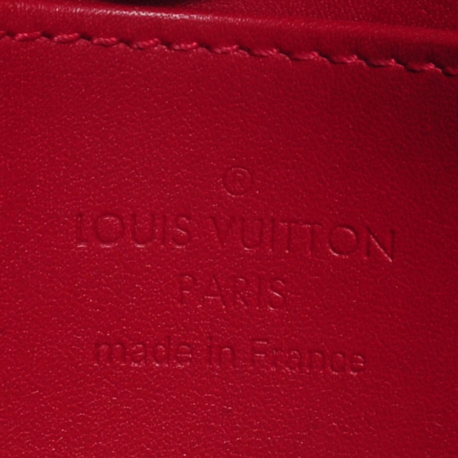 Louis Vuitton Vernis Rayures Zippy Coin Purse Pomme D'Amour 7 of 8