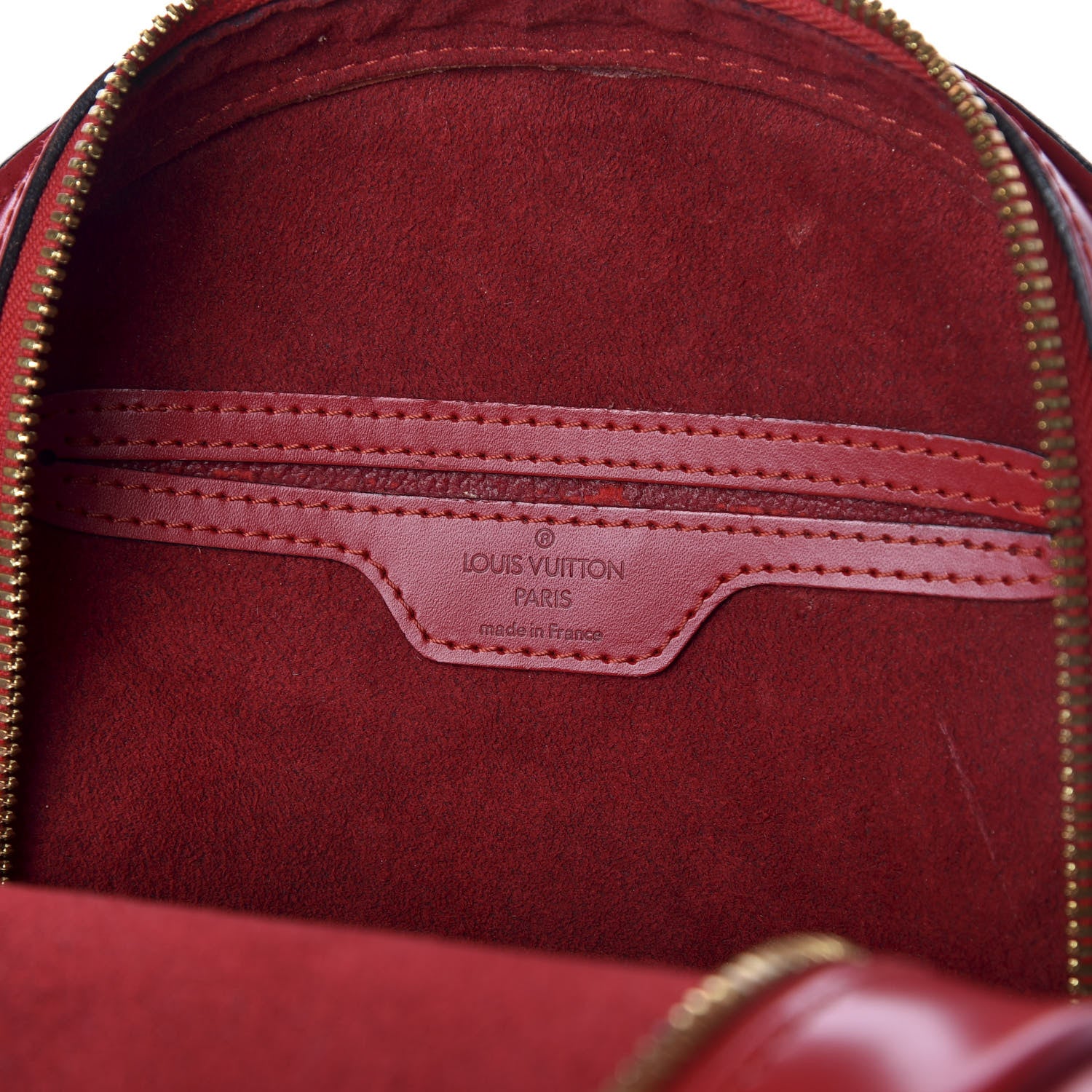 Louis Vuitton Epi Mabillon Backpack Castillan Red 5 of 14