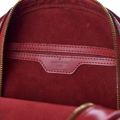 Louis Vuitton Epi Mabillon Backpack Castillan Red 5 of 14
