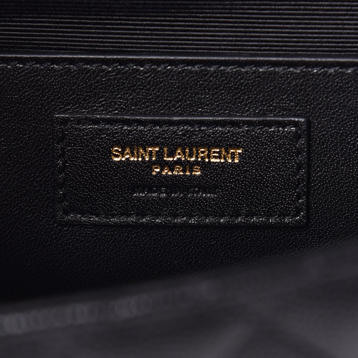 Saint Laurent Grain De Poudre Textured Mixed Matelasse Triquilt Medium Monogram Satchel Black 7 of 11