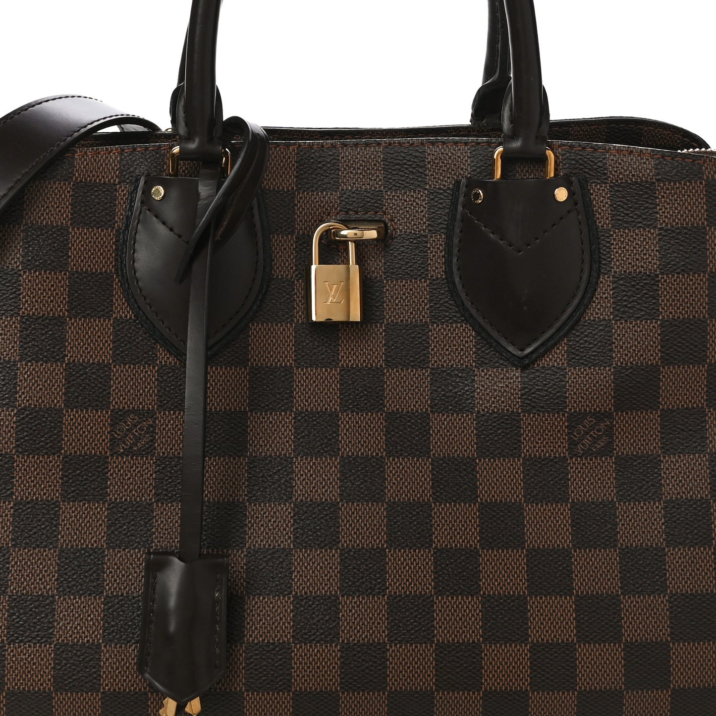 Cuir Taurillon Damier Ebene Normandy Black