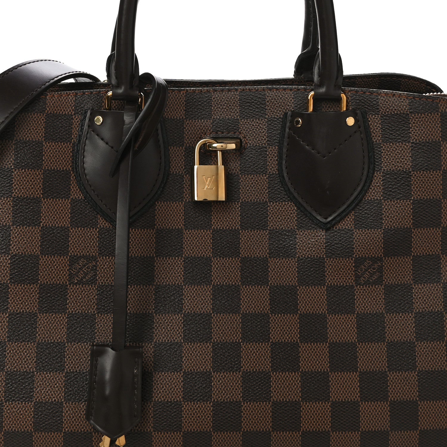 Louis Vuitton Cuir Taurillon Damier Ebene Normandy Black 7 of 10