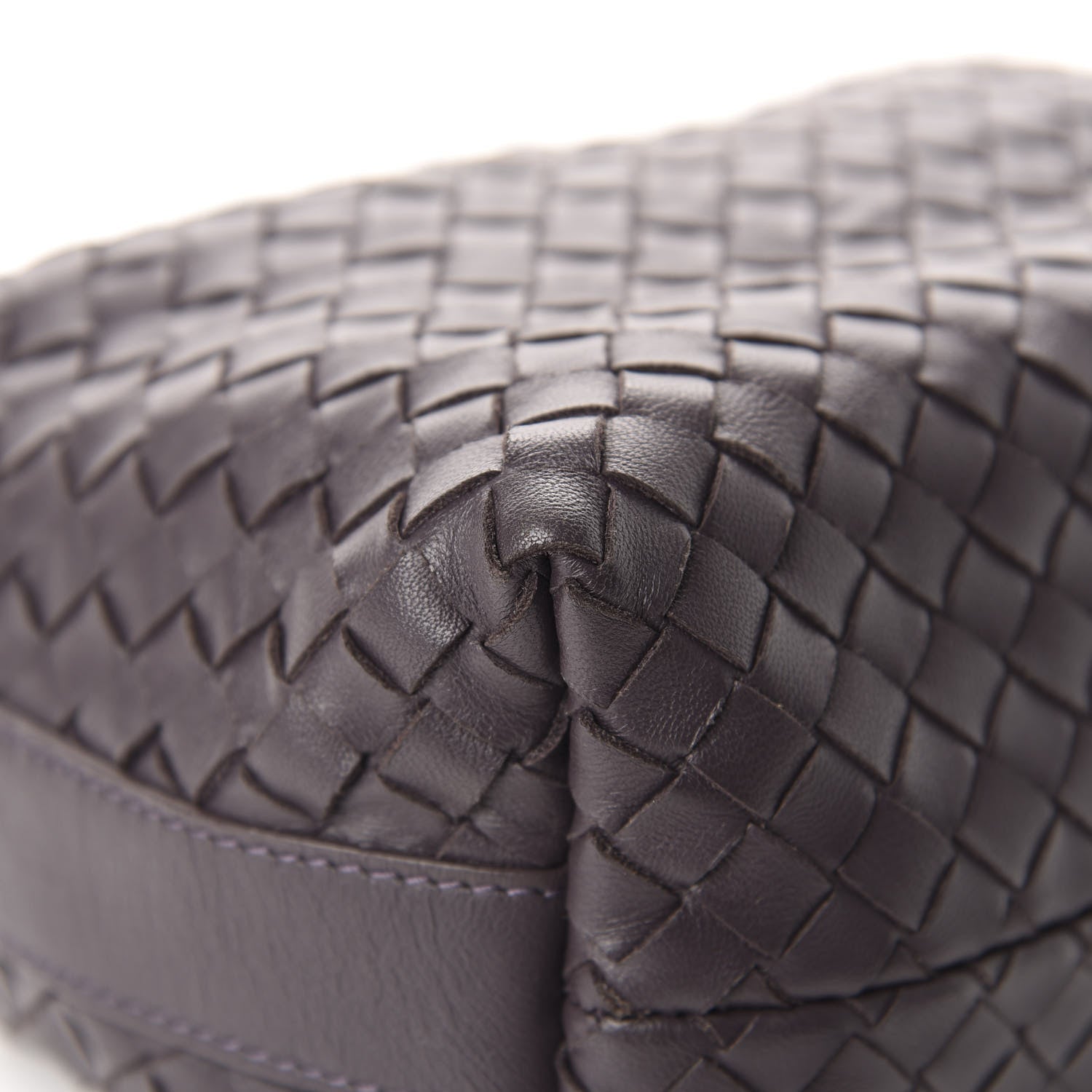 Bottega Veneta Nappa Intrecciato Large Cosmetic Case Ebano 9 of 13
