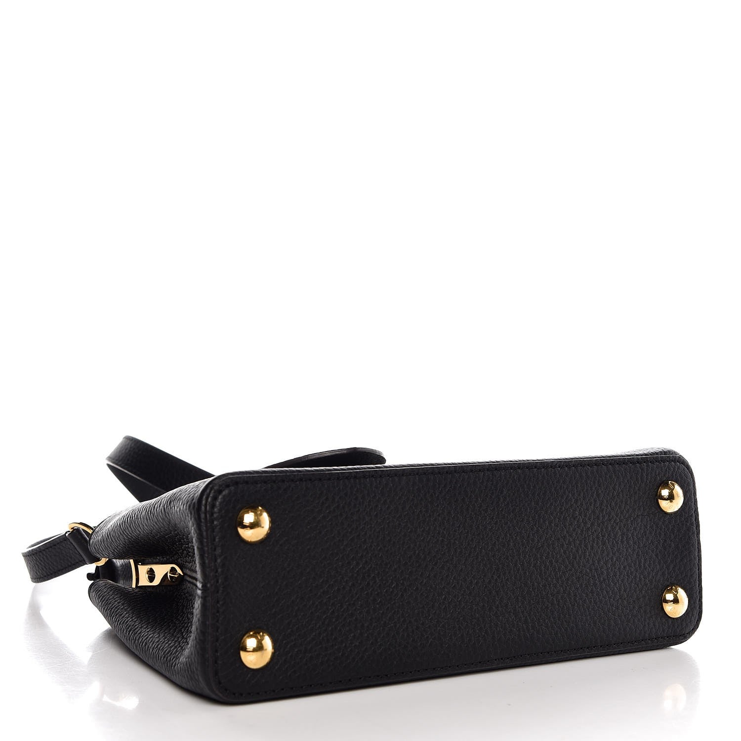 Louis Vuitton Taurillon Capucines BB Black 5 of 8