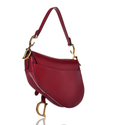 Christian Dior Calfskin Saddle Bag Scarlet 3 of 10
