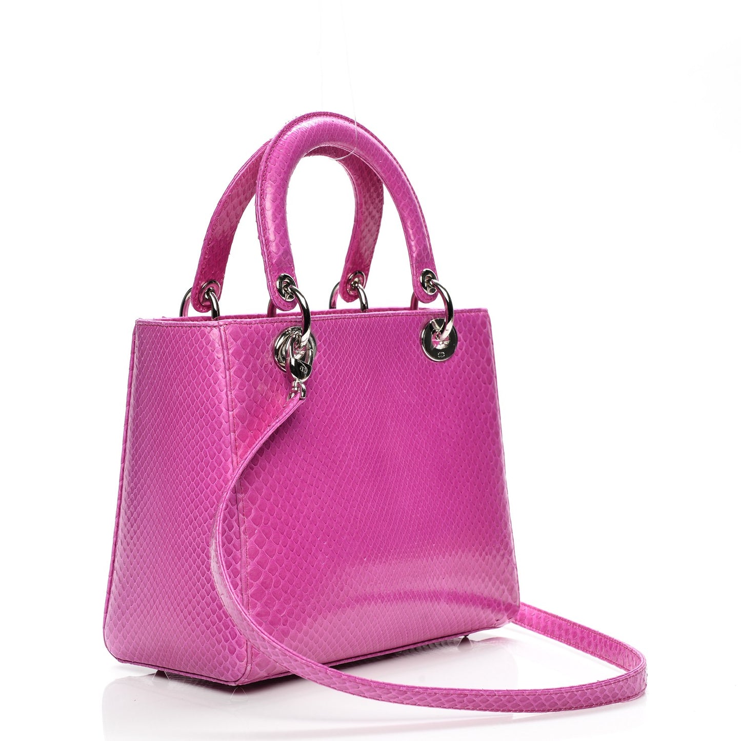 Python Medium Lady Dior Pink