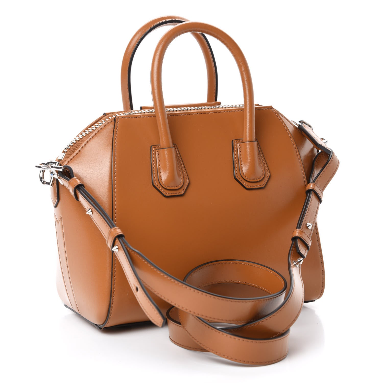 Givenchy Shiny Lord Calfskin Mini Antigona Camel 3 of 10