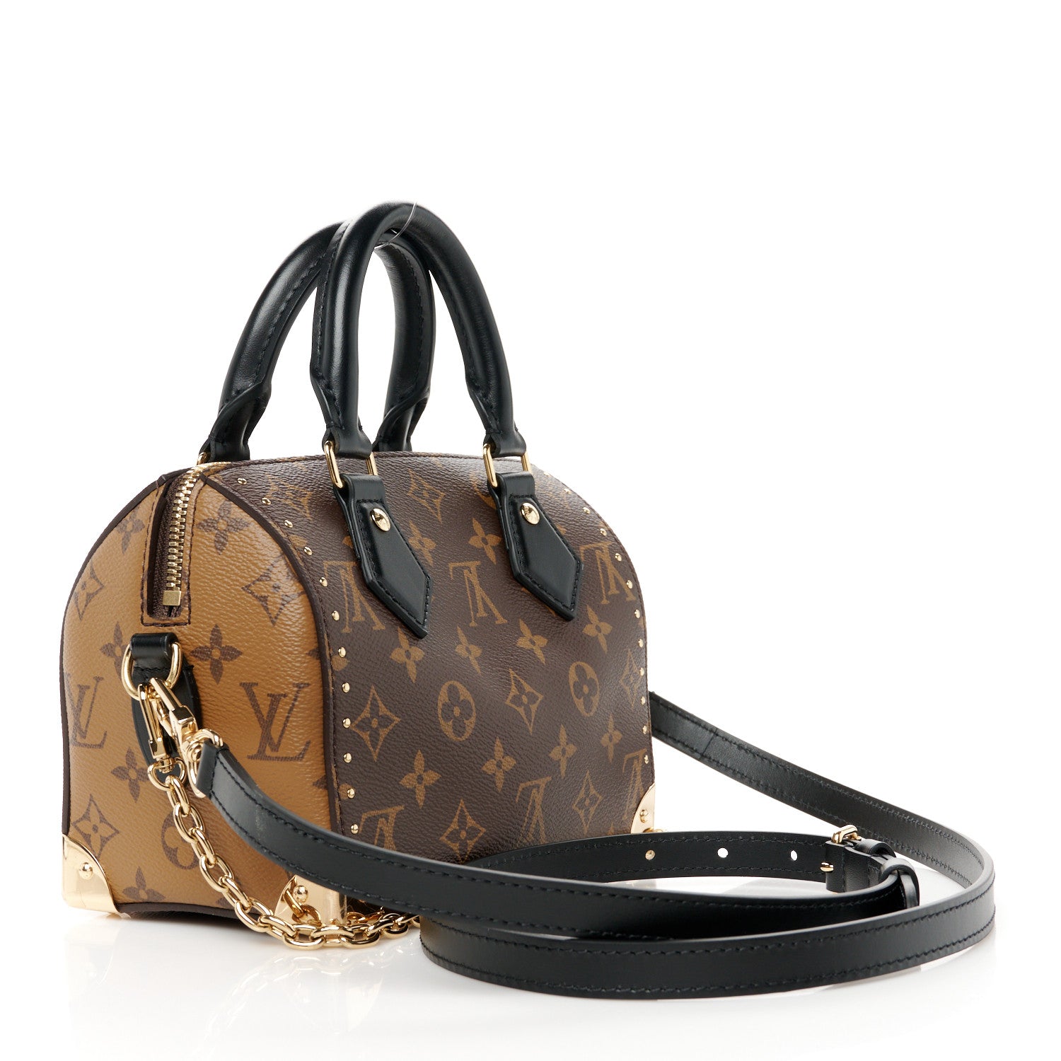 Louis Vuitton Reverse Monogram Speedy Trunk 20 3 of 12