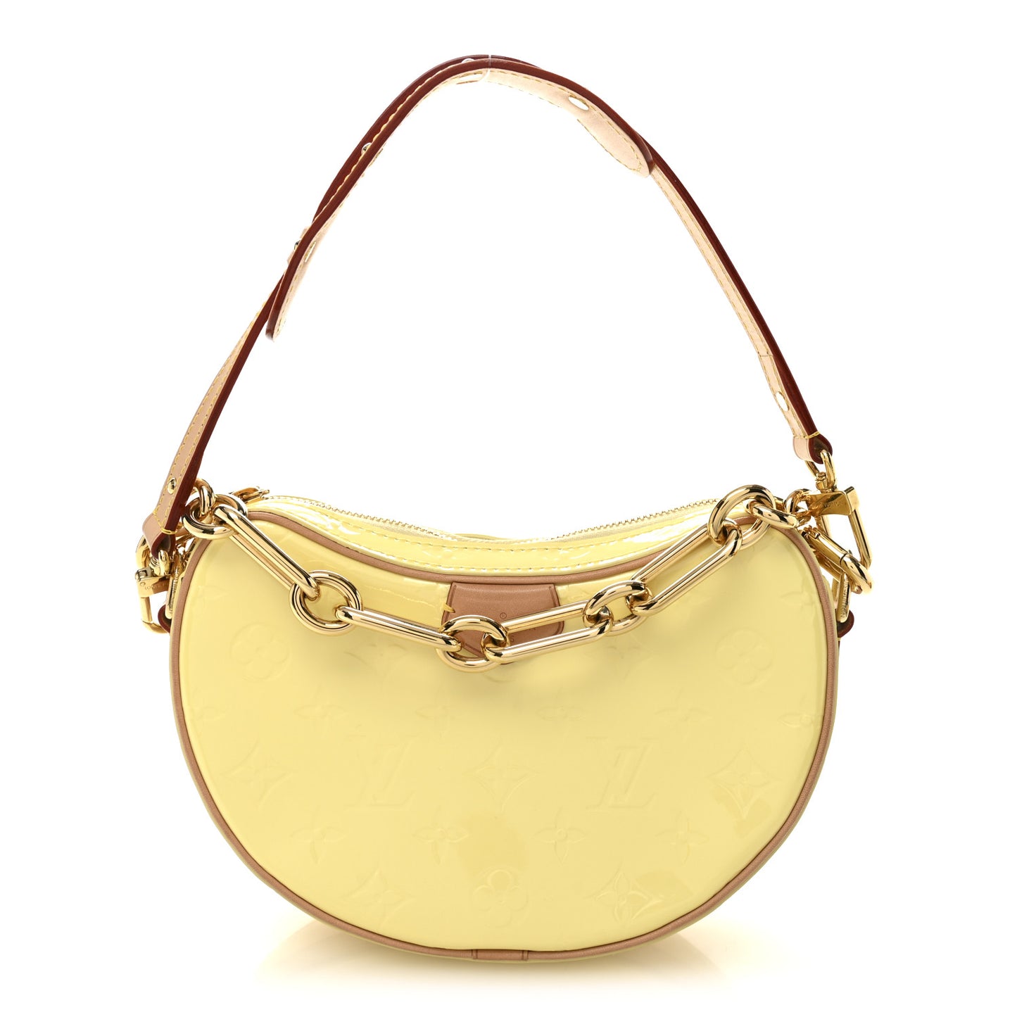 Vernis Croissant PM NM Pochette Chic And Yellow