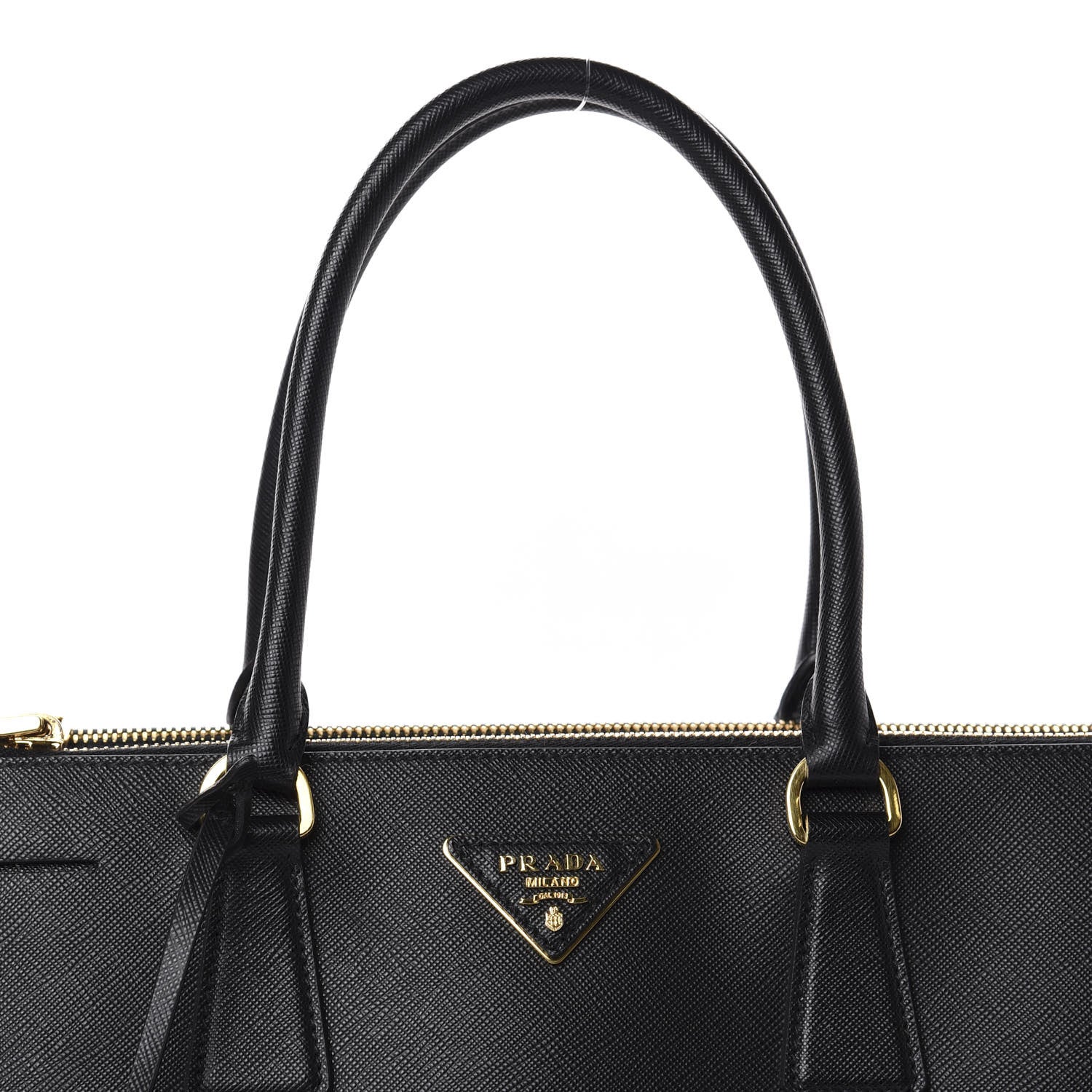 Prada Saffiano Medium Galleria Double Zip Tote Black 12 of 12