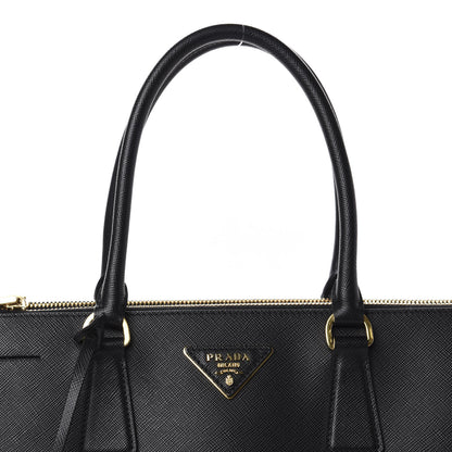 Prada Saffiano Medium Galleria Double Zip Tote Black 12 of 12