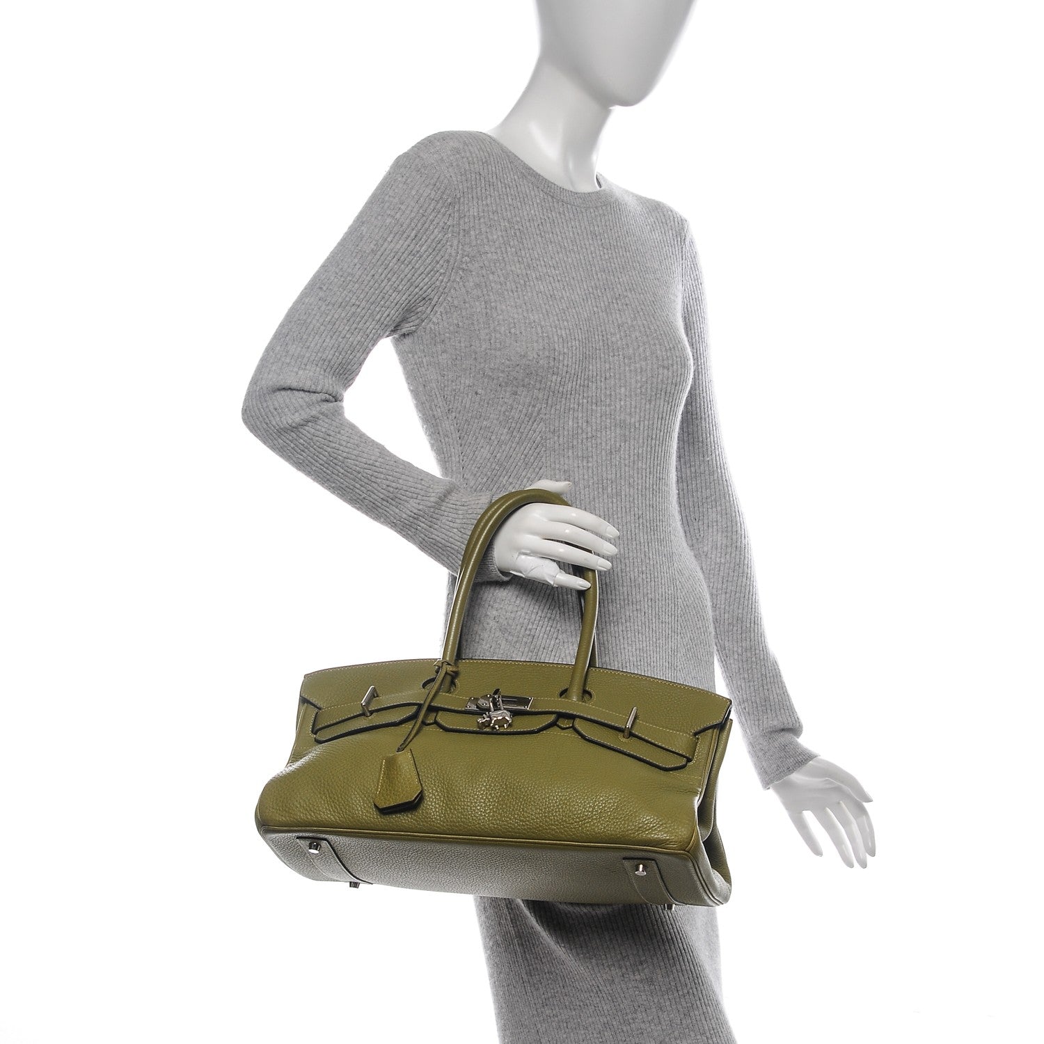 Hermes Taurillon Clemence JPG Birkin 42 Chartreuse 2 of 30