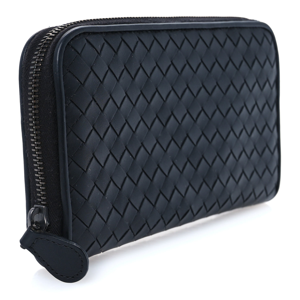 Bottega Veneta Nappa Intrecciato Zip Around Wallet Black 3 of 8