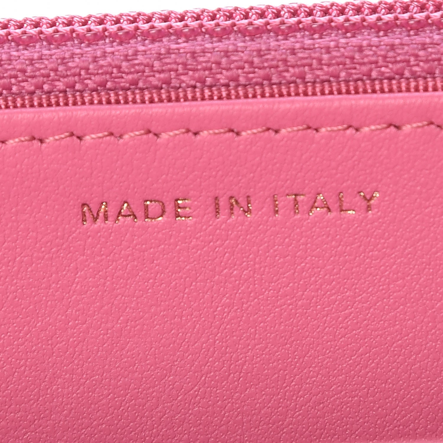Chanel Caviar Quilted Wallet on Chain WOC Pink 9 of 11